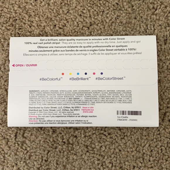 Color Street Ice Castle Nail Strips - Picture 3 of 3